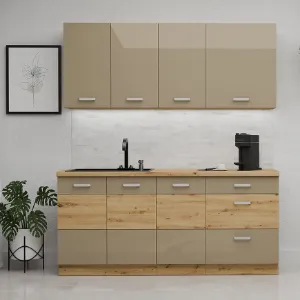 Kuchnia Artisan Cappuccino 180cm Bez Blatu