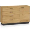 Obrazek Komoda Modesto 05 Dąb/Czarny