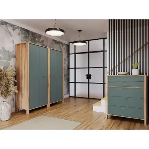 Obrazek Komoda Indygo K6S dąb wotan-green