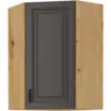 Obrazek Szafka kuchenna Stilo Grafit/Artisan 60X60 GN-90 1F (45°)