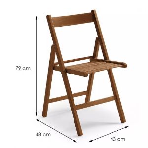 Obrazek Krzesło Libro 43x48x79 Cm Wallnut