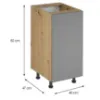 Obrazek Szafka kuchenna Langen D40 beige