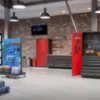 Obrazek Szafa Darek metalowa antracyt/czerwony