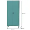 Obrazek Szafa metalowa Flavio Modern sea green