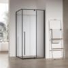 Obrazek Kabina prysznicowa prostokątna Zen 100x80x195 black