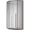 Obrazek Kabina prysznicowa pięciokątna Light 90x90x195 black