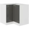 Obrazek Szafka Kuchenna Lara Grey 90x90 Nd 2f Bb