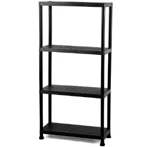 Obrazek Regał plastikowy T60 60x30x138 cm czarny