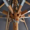 Obrazek Parasol ogrodowy Fie 300 cm szary