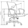 Obrazek Fotel pracowniczy Greg czarny