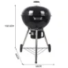Obrazek Grill węglowy Mercado 54 cm KY22022LI