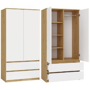 Szafa Umo S2 dąb artisan/biały