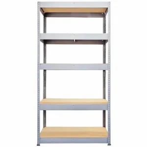Obrazek Regał metalowy magazynowy ocynkowany 194x100x50 cm – 5 półek/300 kg