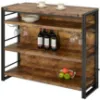 Obrazek Stół barowy Gc5410 brąz/czarny