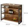 Obrazek Stół barowy Gc5410 brąz/czarny