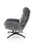 Obrazek Fotel wypoczynkowy z podnóżkiem Dennis popielaty
