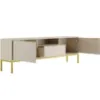 Obrazek Szafka RTV 175 Austin Kaszmir/Złoty