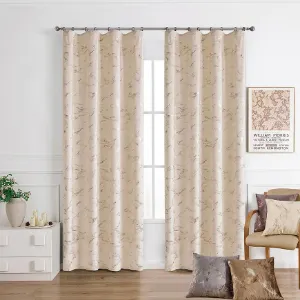 Zasłona na taśmie GOLDY VET479/1/210GSM 140x250 kremowy