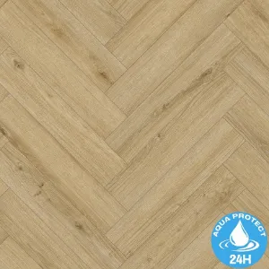 Panele podłogowe wodoodporne jodełka Dąb Alicante 8mm AC5 Herringbone WR 63272