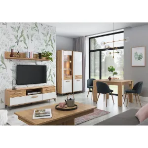 Obrazek Kredens Snobi Sb05 Dąb Craft/Biel Alpejska