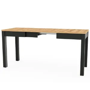 Obrazek Stół rozsuwany Orion 03 dąb craft/czarny