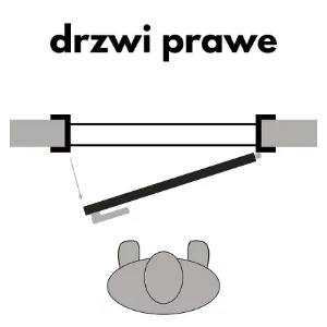 Obrazek Drzwi wewnętrzne LIZBONA PEŁNA 0*0 80P Dąb Grandson