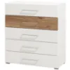 Obrazek Komoda Masilia 5sz Biała 11012122