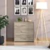 Obrazek Komoda Garona 3f Szary Dąb 11012273