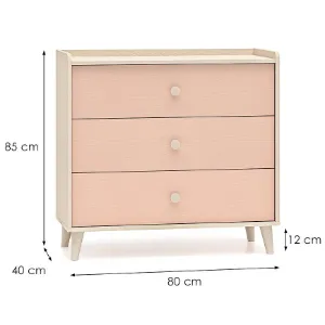 Obrazek Komoda Mevel 06 Piasek Pustyni/Millenial Pink