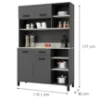 Obrazek Buffet Linda Antracyt 120 (NESSA)