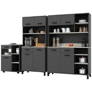Obrazek Buffet Linda Antracyt 80 (NESSA)