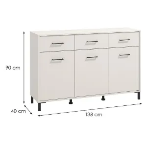 Obrazek Komoda Vienne 3k3f Kaszmir 11013865