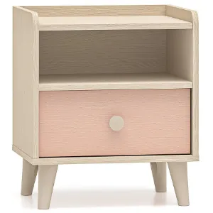 Szafka Nocna Mevel 10 Piasek Pustyni/Mill. Pink