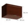 Obrazek Szafka kuchenna Sycylia G60KN orzech milano