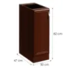 Obrazek Szafka kuchenna Sycylia D30 L orzech milano