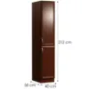 Obrazek Szafka kuchenna Sycylia D40SP P orzech milano