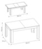 Obrazek Stół rozkładany Cortina 160-200 cm blat MDF CNAT03