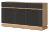 Obrazek Komoda szeroka Milton ML03 z szufladami antracyt