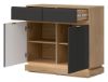 Obrazek Komoda dwudrzwiowa Milton ML02 z szufladami antracyt