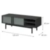 Obrazek Szafka RTV 120 Alsy 10 Aloes/Antracyt