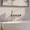 Obrazek Bateria wannowa 5-otworowa podtynkowa Y miedź szczotkowana