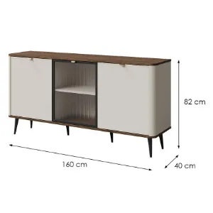 Obrazek Komoda 160 Marly 7 3d Orzech/Kashmir