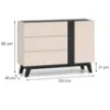 Obrazek Komoda Freshion 04 Kashmir/Czarny