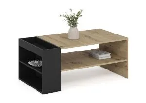 Obrazek Stolik Muria dąb artisan/czarny