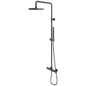 Obrazek System natryskowy z deszczownicą i baterią termostatyczną Y grafit