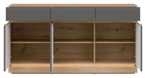 Obrazek Komoda szeroka Milton ML03 dąb cremona torro/szary