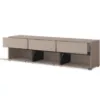 Obrazek Szafka RTV Cross  3k3s Congo/Czarny 41