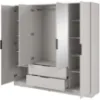 Obrazek Szafa Kelly 4D z lustrem cashmere