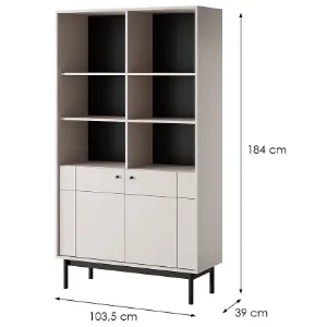Obrazek Regał Japandi R104 kaszmir