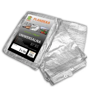 Plandeka wzmacniana silver 2 x 3m, 120g